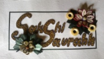 Text written in Bee-Hive Quilling
